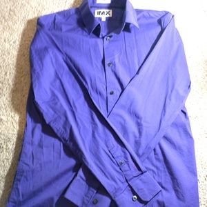 Express Men's indigo Button up
